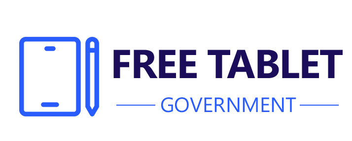Free Tablet from government logo